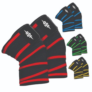 High Quality Soft Cotton Gym Fitness Workout Gear Elastic Bandage Protective <b>Knee</b> <b>Wraps</b> for Weight Lifting Elbow <b>Knee</b> <b>Wraps</b> - Product Image 3