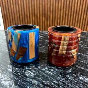 Quemador de Incienso Artesanal de Madera de Sándalo y Resina, Estilo Marroquí, Difusor de Aromaterapia Ecológico, Incienso Indio - Product Image 4