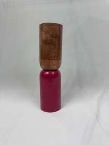 Portavelas de Madera Grande al por Mayor de la India, Portavelas de Madera para Decoración de Sala de Estar, Hecho a Mano, Navidad, Arte Moderno, Único - Product Image 2