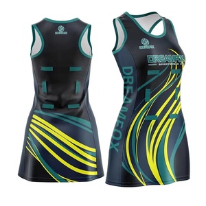 Vestido Deportivo Personalizado para Mujer, Sublimado, Antiarrugas, Secado Rápido, 100% Poliéster, para Tenis y Netball - Product Image 1