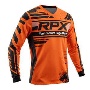 เสื้อเจอร์ซีย์มอเตอร์ครอสแขนยาวสำหรับแข่งรถวิบาก ออกแบบและผลิตเองได้ พร้อมโลโก้ตามสั่ง ผู้ผลิต OEM เสื้อเจอร์ซีย์มอเตอร์ครอสสำหรับผู้ใหญ่ - Product Image 2