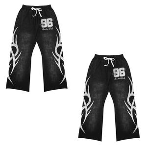 Chándal Vintage Lavado de Alta Calidad para Hombre y Mujer, con Estampado Gráfico, Estilo Gótico Urbano, Logotipo Personalizado - Product Image 6