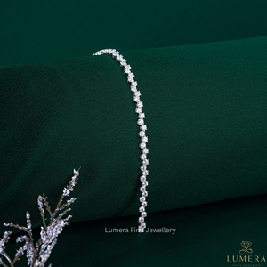 Lab Grown Diamond Tennis Bracelet 9K 10K 14K 18K <b>Solid</b> <b>Gold</b> Round Brilliant Cut Women's Fine Jewelry Wholesale OEM ODM - Product Image 2