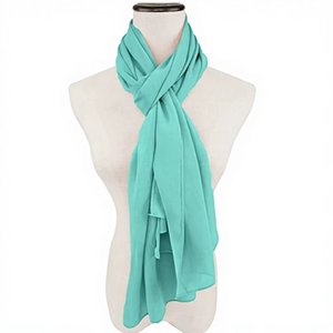 Châles et étoles élégantes en viscose unie à motifs floraux pour femme ST-19763 - Product Image 1