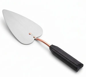 Heart Shape Stainless Steel <b>Cake</b> <b>Server</b> With Black Handle Non Stick <b>Cake</b> Tools For <b>Cake</b> Decorations Parties And Celebrations - Product Image 1