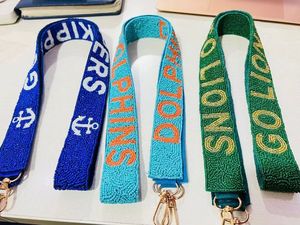 Cute Nylon <b>Lanyard</b> With Digital Printing Stars And Text Adjustable Metal Hook For Keys ID Cards <b>Phone</b> <b>Straps</b> - Product Image 5