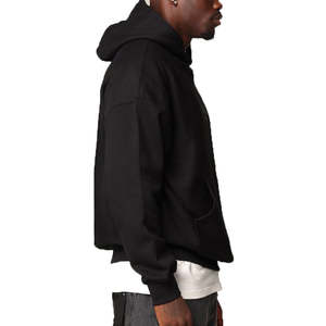 Hoodie Homme Coupe Boxy en Coton Polaire 360gsm 610gsm avec Logo Personnalisé – Collection Hiver Clean Fit - Product Image 6