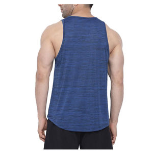 Compre al por mayor ropa deportiva para hombre, camiseta sin mangas para correr, ropa de gimnasio, camiseta sin mangas para hombre en venta, OEM personalizado, precio económico. - Product Image 3