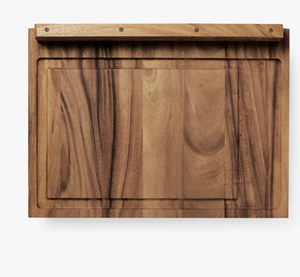 Planche à découper de cuisine en bois massif de bambou, teck, noyer et acacia, double face, pour chef, vente en gros - Product Image 6