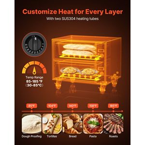 Scaldavivande Elettrico Commerciale a Due Cassetti in Acciaio Inossidabile, Standard 85°F, Armadio Scaldavivande per Attrezzature di Riscaldamento - Product Image 3