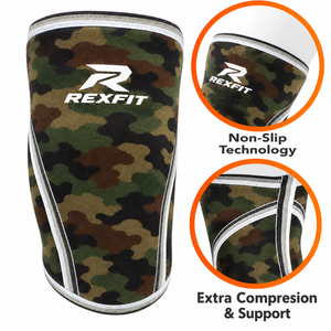 Manchons de soutien du genou personnalisés pour l'entraînement en force, la musculation, le sport, le fitness, la gym, la compression – Fournisseur d'usine OEM - Product Image 2