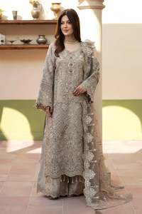 Vestido Pakistaní Maxi con Diseños Personalizados, Mangas Caídas, Tela Transpirable para Mujer, Vestido de Fiesta - Product Image 6