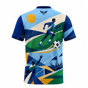Camiseta de Fútbol Sublimada para Fanáticos de la Copa Mundial 2026, Edición Langosta Costera, de Secado Rápido - Product Image 4