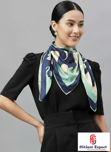 High Quality Square Scarves Lightweight Soft Fabric Stylish Fashion <b>Accessories</b> Wholesale Supply Low MOQ - Product Image 3