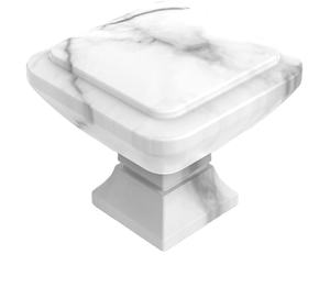 Boutons de porte d'armoire en marbre blanc, boutons de porte de cuisine avec couleur, forme et taille personnalisées, fabriqués en Inde - Product Image 1