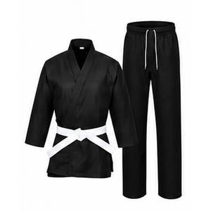 Professional Red Karate Uniform for Adults <b>Kids</b> Martial Arts Training Gi Set Cotton Breathable Taekwondo Suit with White <b>Belt</b> - Product Image 2