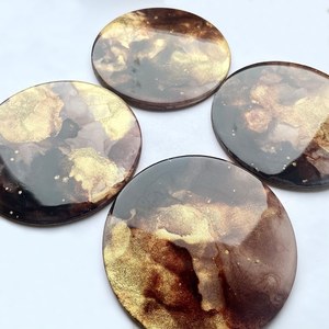 Most Selling Resin <b>Coasters</b> Set Stylish <b>Drink</b> <b>Coasters</b> for Tea or Coffee and Beverage Use Available at Export Price - Product Image 2