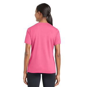 Camiseta de Cuello en V para Mujer, 100% Algodón, Holgada, con Logotipo de Gimnasio, Transpirable, Corte Regular, Camisetas con Cuello en V para Mujer, Logotipo Personalizado, Precio al por Mayor - Product Image 2