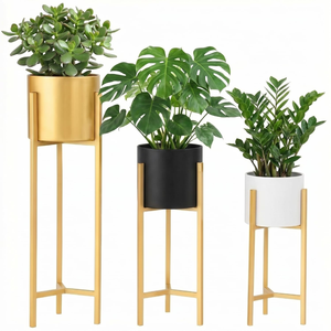 Supports de plantes décoratifs pour pots de fleurs, pour l'intérieur et l'extérieur, maison, bureau, jardin, balcon, salon, hôtel, restaurant - Product Image 1