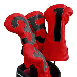Housse de tête de club de golf personnalisée à prix abordable, en cuir PU imperméable de qualité supérieure, pour driver, fairway wood et hybride, en vente - Product Image 5
