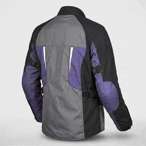 adventure Touring Motorbike Jacket Multi-Panel Design Protective Textile Gear with Reflective Strip and Reinforced Elbow <b>Patches</b> - Product Image 2