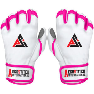 Gants de frappe de baseball respirants personnalisés de haute qualité avec logo sur mesure, manchette courte - Product Image 1