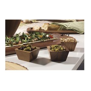Bol en bois jetable de haute qualité avec design classique Look unique pour salade de fruits pour une utilisation à la maison Hôtel Restaurant - Product Image 1