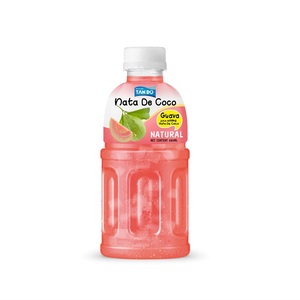 Fabricante OEM, Bebida de Jugo de Nata de Coco, Botella PET de 320 ml, Frutas Tropicales, Fresa, Guayaba Rosa, Fruta de la Pasión, Coco - Product Image 2