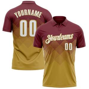 Premium Team Uniform Polo <b>Shirt</b> with Front Logo Back Name Number Short Sleeve <b>Polyester</b> Sportswear Manufacturer Factory - Product Image 2