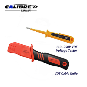 ชุดเครื่องมือฉนวนกันไฟฟ้า VDE 1000V ขนาด 3/8 นิ้ว ยี่ห้อ TAIWAN CALIBRE 15 ชิ้น พร้อมไขควงทดสอบแรงดันไฟฟ้า 1 ชิ้น - Product Image 2