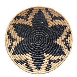 Set of 3 Natural Seagrass <b>Wall</b> <b>Baskets</b> – Handmade Bohemian <b>Wall</b> Decor for Home & Restaurant - Product Image 6