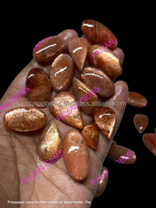 FAIJAN GEMS Magnifiques pierres précieuses naturelles de pierre de soleil, cabochons de formes variées, taille personnalisable, pour la création de bijoux, certifiées par une tierce partie - Product Image 2