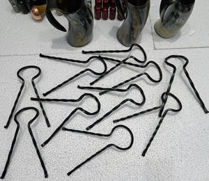 Support en métal de qualité supérieure fer nouveau Design support de support de corne à boire en métal avec support de support de Viking en métal élégant noir - Product Image 2