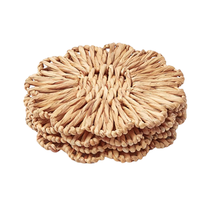 Unique Water Hyacinth <b>Table</b> <b>Mat</b> Wholesale, Eco-Friendly Handwoven Placemat For Boho Wedding Event Decor From Vietnam - Product Image 3