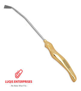 Elevador Endoscópico para Cuero Cabelludo y Frente, Punta Angulada de 12 mm de Ancho, Semicurvo, 24 cm, Instrumento Quirúrgico de Acero Inoxidable para Endoscopia - Product Image 4