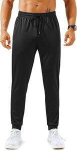 Mens Sweatpants with Zipper Pockets Lightweight Athletic Joggers for Workout Running Gym Track Casual Wear - Product Image 4