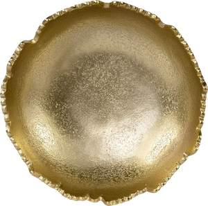 Frutero Moderno de Acero con Diseño Martillado Plateado, Elegante Tazón para Servir con Base Dorada, Decoración para el Hogar y Fiestas - Product Image 2