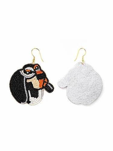 Bijoux fantaisie légers classiques en perles de rocaille brodées, en coton, faits main en Inde, multicolores, multi-artisanat - Product Image 6