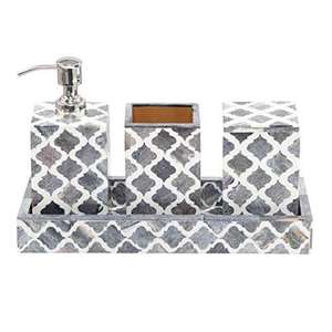 Juego de 7 Accesorios de Baño Ecológicos, Impermeables, de Diseño Moderno, de Lujo y Calidad Premium - Product Image 5