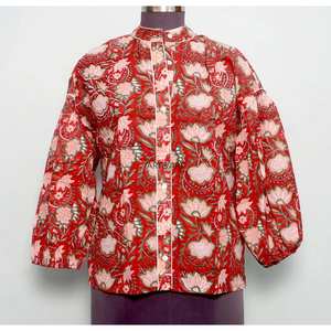 Blusa de Algodón con Estampado Floral, Estilo Dulce y Casual para Mujer, Manga Larga, Cierre de Botones, Top de Verano - Product Image 1