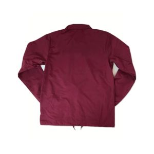 Veste coupe-vent personnalisée en gros, veste de coach en nylon respirante, veste coupe-vent grande taille avec logos personnalisés - Product Image 4