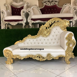 Sillas de Trono para Rey y Reina, Juego de Asientos para Novios, Sillas Decorativas de Lujo para Ceremonia y Recepción - Product Image 3