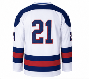 Camisetas de Hockey sobre Hielo de Equipos Americanos, Personalizadas con Bordado, Uniforme de Hockey sobre Hielo para Hombre, Camiseta de Hockey Personalizada 100% Poliéster - Product Image 3