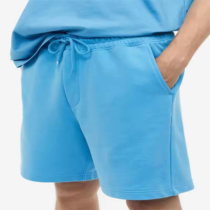 กางเกงขาสั้นกีฬาผ้าฝ้ายทรงหลวมแบบยูนิเซ็กซ์สั่งทำได้ พร้อมปักโลโก้ สไตล์วินเทจ ซักได้ เอวยางยืดปรับได้ ขายส่ง - Product Image 4