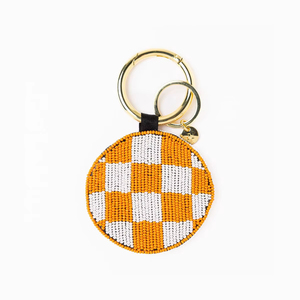 Stylish Glass Woven Coin Holder Keychain Bag Charms for Handbags Colorful Seed Beads Embroidery Accessories - Product Image 1