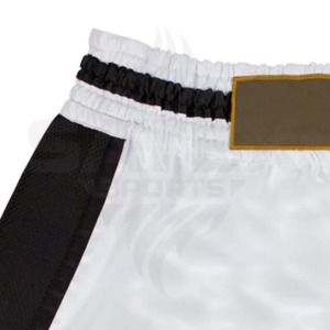 กางเกงชกมวยไทย MMA คุณภาพสูง พิมพ์ลายโลโก้ด้านหน้าตามสั่ง - Product Image 3