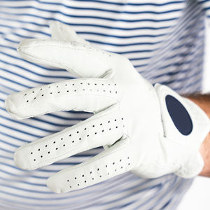 Gants de golf respirants à doigts entiers personnalisables avec fermeture Velcro, en peau de mouton antidérapante, nouveau design, haute qualité, prix de gros - Product Image 6