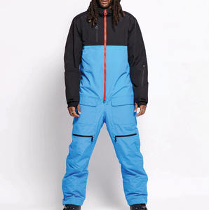 Combinaison de ski unisexe personnalisée de haute qualité, imperméable, coupe-vent, respirante, une pièce, pour les activités de plein air - Product Image 1