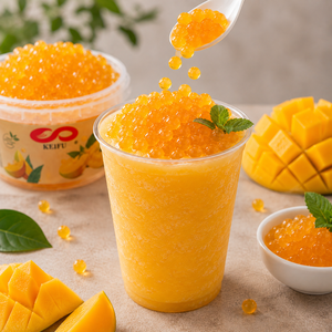 Taiwan Keifu Watermelon Flavored Popping <b>Boba</b> Pearl Juice Balls Cboba Brand OEM/ODM <b>Bubble</b> Tea Drink Topping Bottle Packaging - Product Image 4