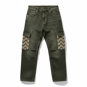 Jeans baggy pour femmes, design personnalisé, service OEM, denim doux, coupe décontractée, idéal pour les marques de streetwear décontracté. - Product Image 3